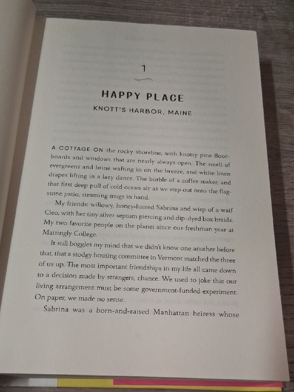 Emily Henry "Happy Place" Pink Hardcover Novel - Picture 5 of 7